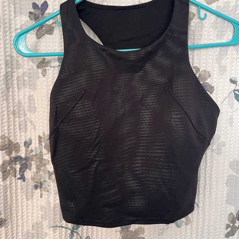 lululemon athletica Invigorating Training Tank Top in  Foil Black Pattern